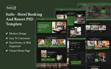 Suilo - Hotel Booking and Resort Service PSD Teması