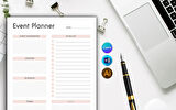 CANVA and MS Word Event Planner Teması