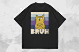 Bruh Cat Meme T-shirt Designs Bundle T-shirt Tasarım Paketi