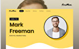 Freeman - Personal One And Landing Page HTML&CSS Teması