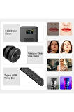 Video Fotoğraf Dolgu Işığı 9000K LCD Ekran RGB-CL120 LED  20 Efekt DSLR Vlog Canlı Yayın