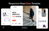 Shoe Landing Page HTML&CSS Teması