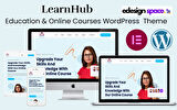 LearnHub - Education & Online Courses Wordpress Teması