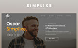 Simplixe - Personal Portfolio Landing Page HTML&CSS Teması