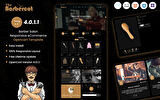 Barbercut - Barber, Hair Salon OpenCard Teması