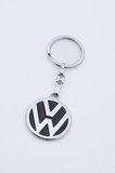 Volkswagen Logolu Mineli Metal Otomobil Anahtarlığı - 2 Yön Logolu