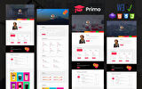 Primo - Personal Portfolio & Resume HTML&CSS Teması