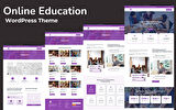 Online Education- School, College, University, and Online Course Education Wordpress Teması