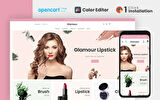 Glamour - Cosmetics Store OpenCard Teması