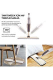 YENİLZD Mop Mikrofiber Bez Temizlik Seti Sprey Mop Su Deterjan Hazneli 360 Derece Dönen PASPAS TEMİZLİK BEZİ  