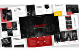 Maroon - Business Google Slides Teması