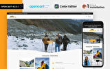 Definite - Travel Store OpenCard Teması