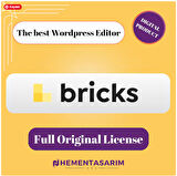 Bricks Builder PRO Wordpress Editör Teması + Orijinal Lisansı