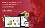 Wine - Beer Shop Magento Teması