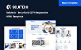 Solutech - CCTV & Security HTML&CSS Teması