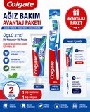 Colgate Üçlü Etki 50 ml Diş Macunu + Orta Diş Fırçası Avantaj Paketi