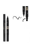 Bir Tarafı Kalem Bir Tarafı Kalp Baskılı Eyeliner