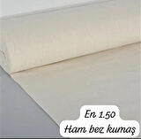 HAM KUMAŞ KREM RENK EN 150 CM