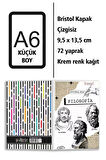 Ünlü Filozoflar Baskılı A6 Küçük Boy Çizgisiz Defter