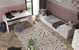 Hayal Modern Bebek Odası Takımı Beyaz - 3 Parçalı Tamamı 1. Kalite Mdf