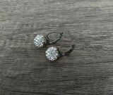 Hdmarketim Şambala Model Swarovski Taşlı Beyaz Sallantılı Küpe