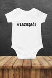 Lazuşağı Özel Tasarım Bebek Zıbın Pamuklu Çıtçıtlı Body