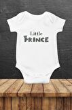 Little Prince Özel Tasarım Bebek Zıbın Pamuklu Çıtçıtlı Body
