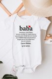 Baba Kahramanım İyi ki Varsın Özel Tasarım Bebek Zıbın Pamuklu Çıtçıtlı Body