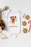 Yeni Yılın Kutlu Olsun Özel Tasarım Bebek Zıbın Pamuklu Çıtçıtlı Body