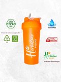 HerbaZone Protein Turuncu Shaker - Sporcu & Antrenman, Sızdırmaz, BPA-Free 600 ml