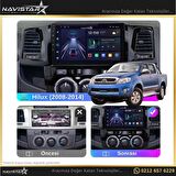 Toyota Hilux 2008-2014 Model 4GB + 64GB Android 13 Kablosuz Carplay Navigasyon Multimedya Sistemi 
