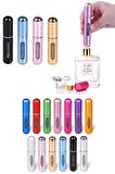 5 Adet Taşınabilir Mini Doldurmalı Parfüm Şisesi Cep Parfümü Seyahat Tipi Çanta İçi 5 ml