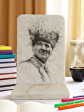 Mermer Masaüstü Atatürk Portresi – 15x22 cm (Dijital Baskı)