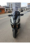 Honda Adv 350 Siperlik Ön Cam 2023 2024 Model 60cm Açıkfüme Renkli 4mm ORTA BOYLU CAM