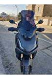 Honda Adv 350 Siperlik Ön Cam 2023 2024 Model 60cm Siyah Renkli 4mm ORTA BOYLU CAM