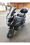 Honda Adv 350 Siperlik Ön Cam 2023 2024 Model 72cm Siyah Renkli 4mm UZUN CAM