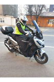 Honda Adv 350 Siperlik Ön Cam 2023 2024 Model 72cm Siyah Renkli 4mm UZUN CAM