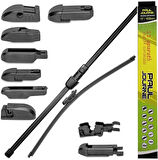 Honda Civic Hatchback 2001-2005 2'li Ön Cam Sileceği Sağ Sol Silecek Takımı Aparatlı Silecek