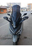 Honda Forza 250 Ön cam 2023 2024 Model Yılı 60cm Siyah Renk 4mm Uzun Geniş Cam