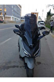 Honda Forza 250 Ön cam 2023 2024 Model Yılı 60cm Siyah Renk 4mm Uzun Geniş Cam