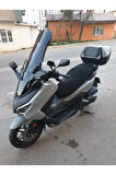 Honda Forza 250 Ön cam 2023 2024 Model Yılı 60cm Siyah Renk 4mm Uzun Geniş Cam