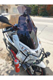 Honda Pcx Siperlik Ön Cam 2011 2013 Model 59cm Siyah Renkli ORTA BOYLU CAM