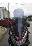 Honda Pcx Siperlik Ön Cam 2011 2013 Model 83cm Açıkfüme Renkli 4mm UZUN CAM