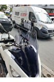 Honda Pcx Siperlik Ön Cam 2014 2017 Model 65cm Açıkfüme Renkli 4mm ORTA BOYLU CAM