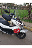 Honda Pcx Siperlik Ön Cam 2014 2017 Model 65cm Şeffaf Renkli 4mm ORTA BOYLU CAM