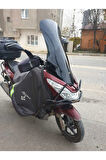 Honda Pcx Siperlik Ön Cam 2014 2017 Model 83cm Siyah Renkli 4mm UZUN CAM