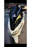 Honda Pcx Siperlik Ön Cam 2018 2020 Model 65cm Siyah Renkli 4mm ORTA BOYLU CAM