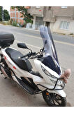 Honda Pcx Siperlik Ön Cam 2018 2020 Model 83cm Açıkfüme Renkli UZUN CAM