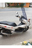 Honda Pcx Siperlik Ön Cam 2018 2020 Model 83cm Açıkfüme Renkli UZUN CAM