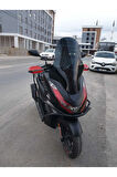Honda Pcx Ön cam 2021 2024 Model Yılı 65cm Siyah Renk Orta Boylu Cam